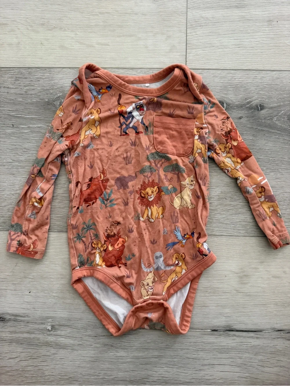 Little Sleepies Simba Safari Bodysuit - 3-6 months